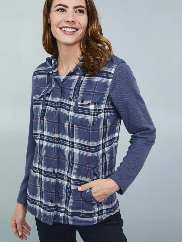 Women's Reagan Flannel Hoodie