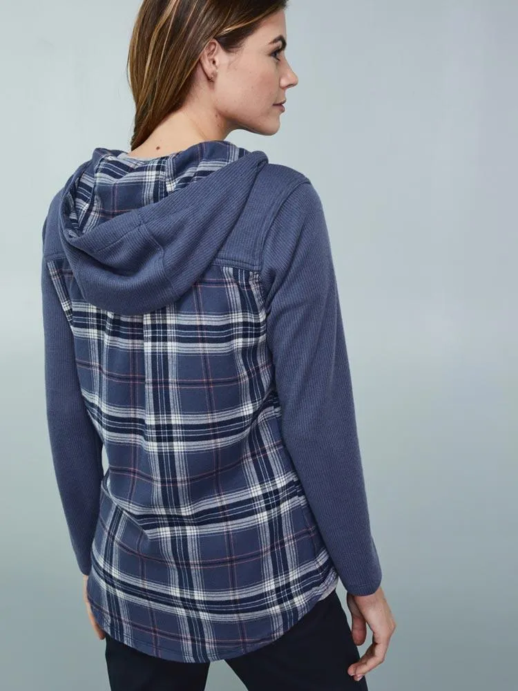 Women's Reagan Flannel Hoodie