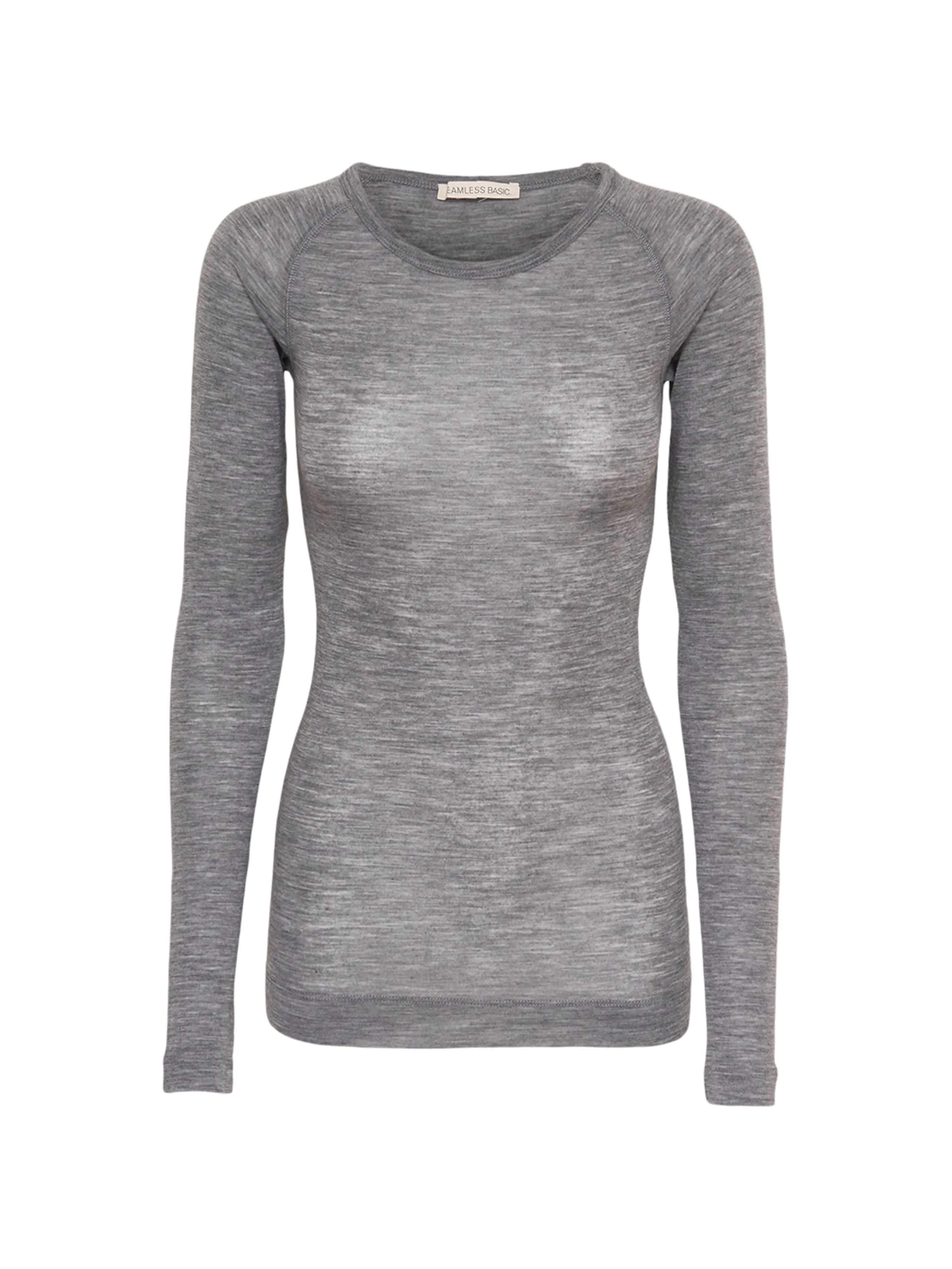 Woolen Jade | Merino wool - Grey Melange