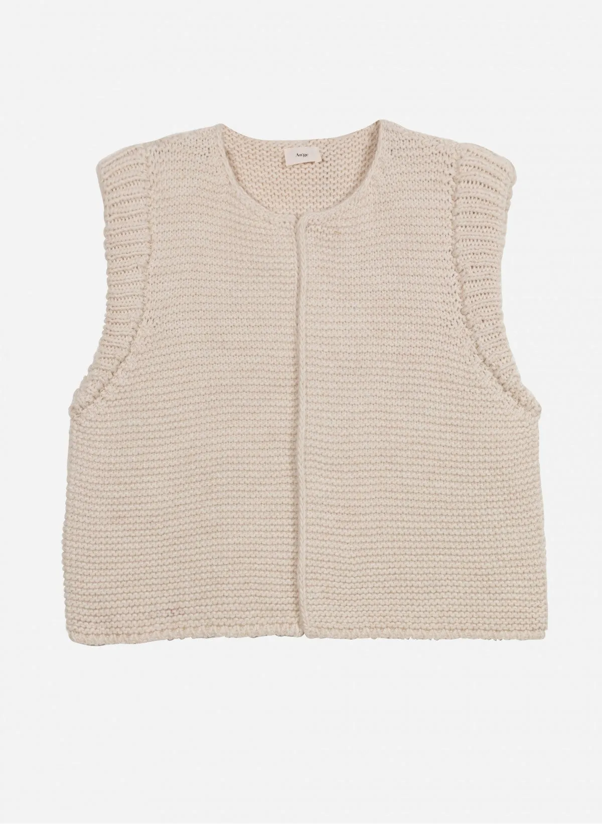 Wren Knit Gilet Ecru