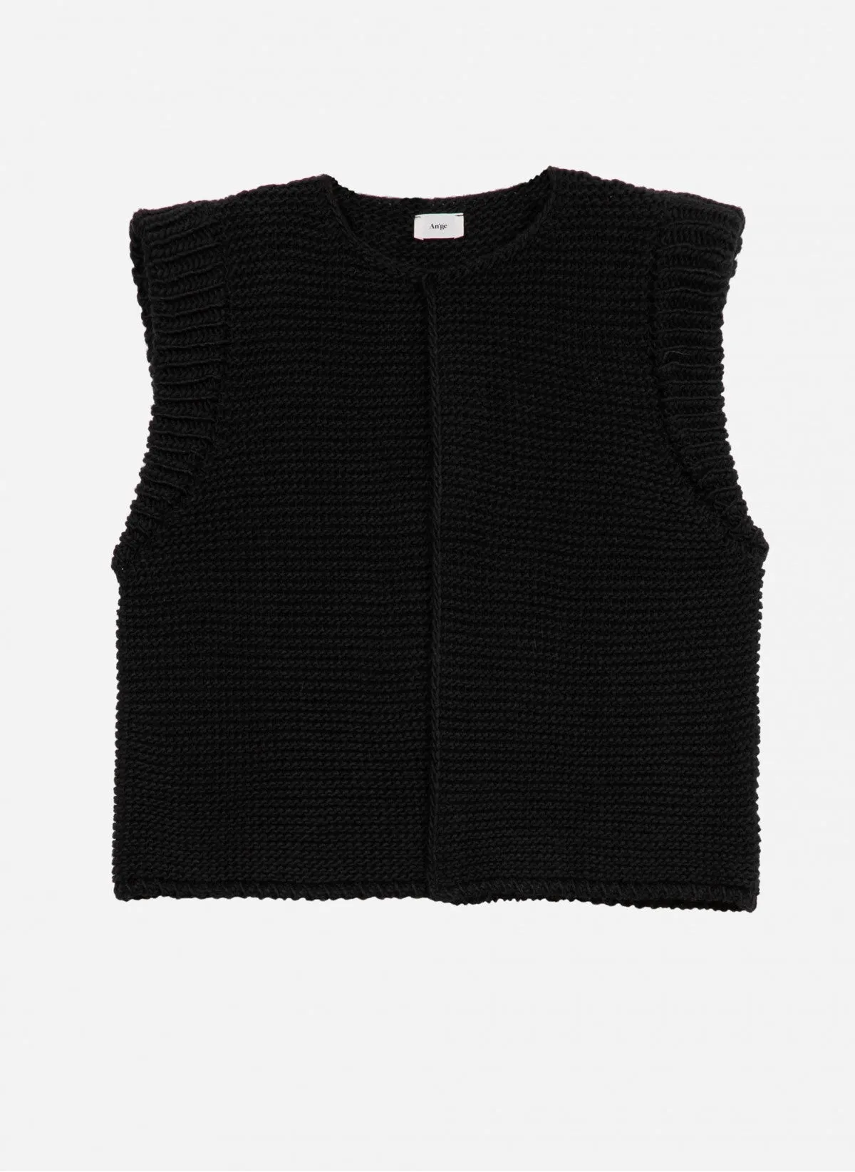 Wren Knit Gilet Noir