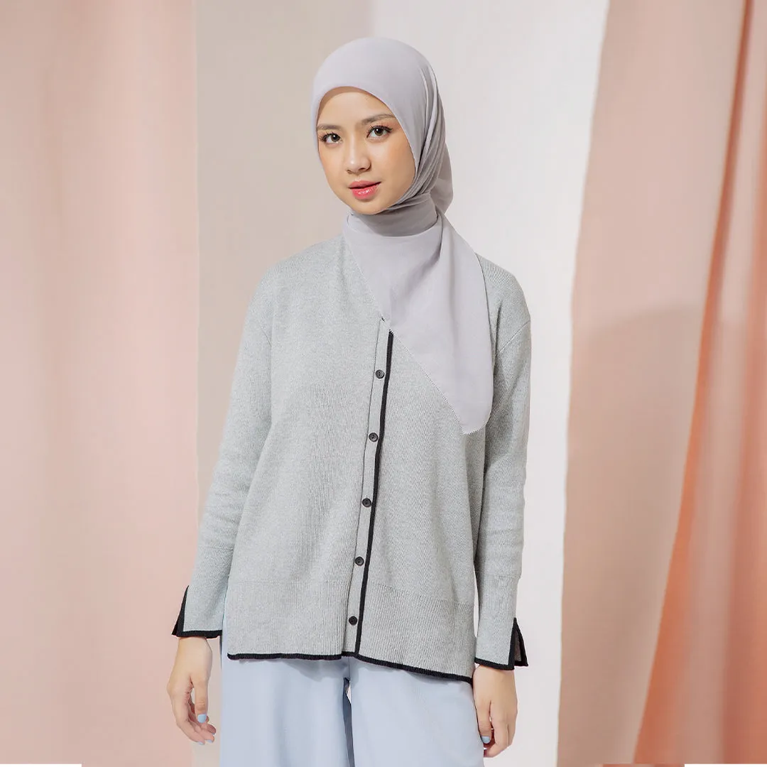 Zahira Knit in Dark Grey (Lozy x Nashwa)