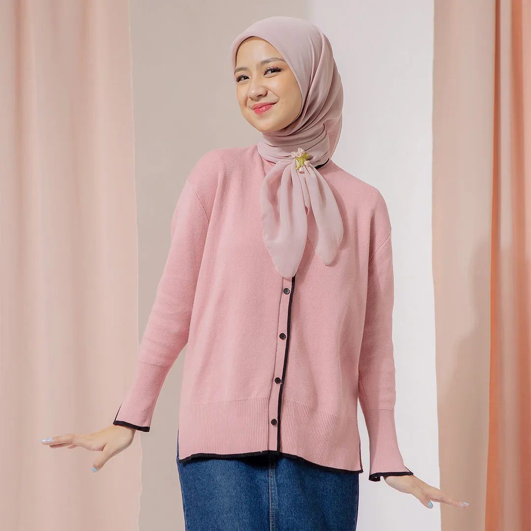 Zahira Knit in Dusty Pink (Lozy x Nashwa)