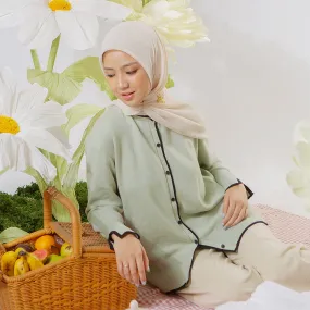 Zahira Knit in Sage (Lozy x Nashwa)