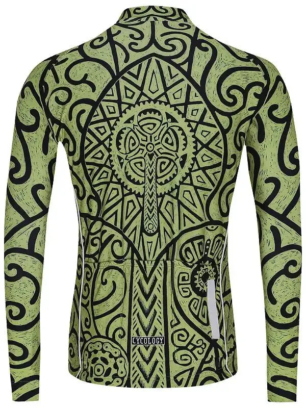 Zanzibar Green Men's Long Sleeve Jersey