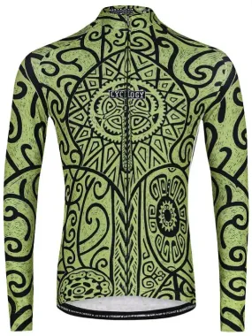 Zanzibar Green Men's Long Sleeve Jersey