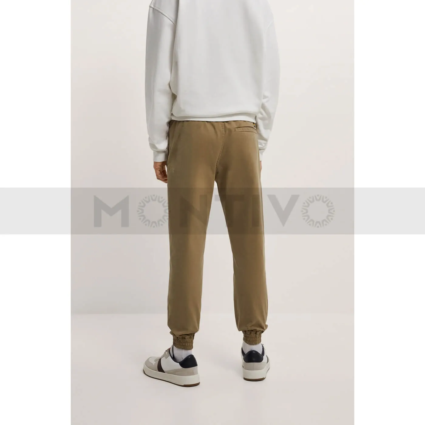 ZM Khaki Slim Fit Jogger Pants