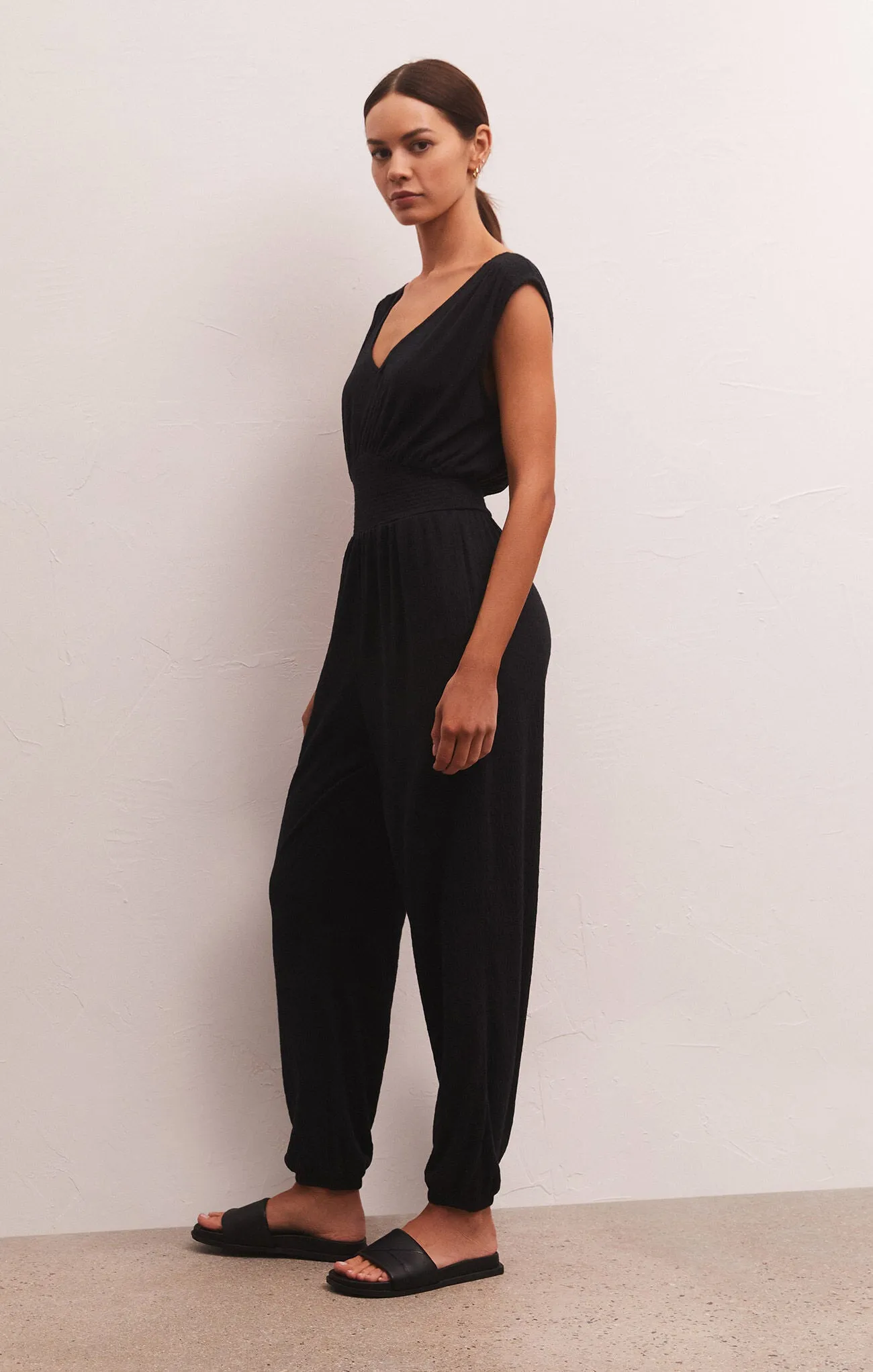 ZSU Indy Knit Jumpsuit in Black